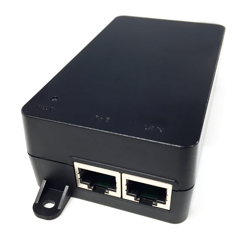Injecteur PoE Actif 1-port Gigabit 48V 1A 30W 802.3at avec câble EU inclus