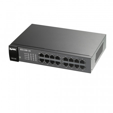 ES110016P - 8 ports 100 Mbps RJ45 PoE - 8 ports 100 Mbps RJ45 - 15 W par port - non rackable