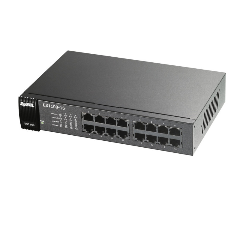 ES110016P - 8 ports 100 Mbps RJ45 PoE - 8 ports 100 Mbps RJ45 - 15 W par port - non rackable ES110016P - 8 ports 100 Mbps RJ45 PoE - 8 ports 100 Mbps RJ45 - 15 W par port - non rackable