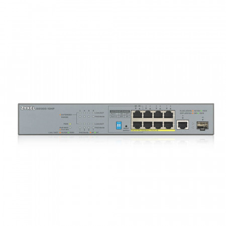 GS1300-10HP - Switch Vidéosurveillance Non-Administrable 8 ports Gbps RJ45 PoE+