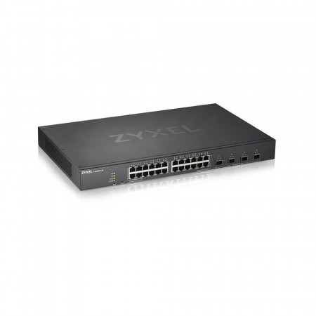 XGS1930-28 - Switch Smart Administrable 24 ports Gbps RJ45 - 4 ports 10 Gbps SFP+ - fanless - rackable - compatible NebulaFlex